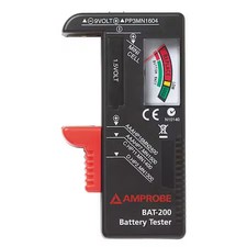 Amprobe Bat-200 Battery Tester, 9V, Aa, Aaa, C And D Cell