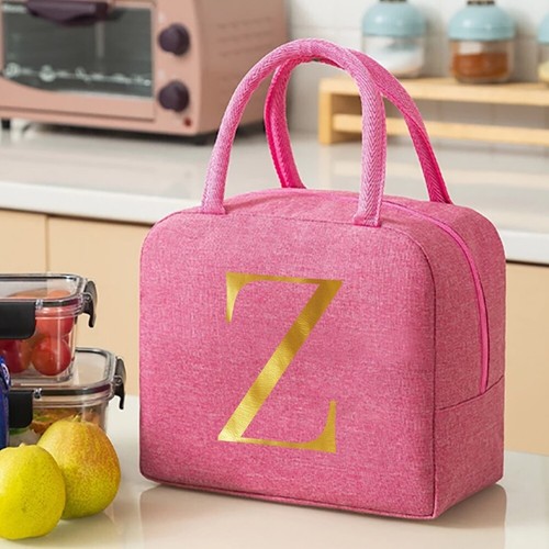 Pink Insulated Lunch Bag Cool Bag Kid Lady Adult Women Food Storage Lunch Box UK - Picture 34 of 35
