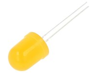 2X OSO5PAA134A-12V Led 10Mm Orange 1120-1560Mcd 30° Front: GewöLbt Optosupply