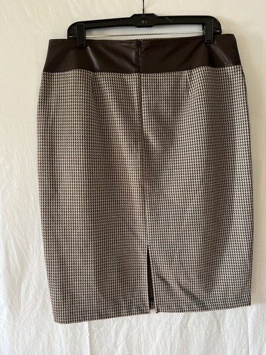 Falda Estampada Marrón Ralph Lauren Nueva con Etiquetas Talla 14 $165 - Imagen 3 de 6