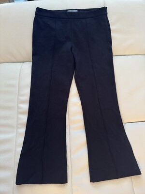 Prada Woman Pants Trousers Black Size XL Made In Italy
