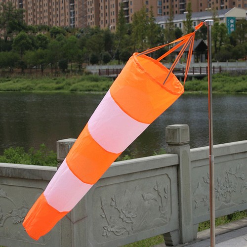 Windsock Hanging Aviation Windsock Wind Measurement Sock Bag Reflective Strip