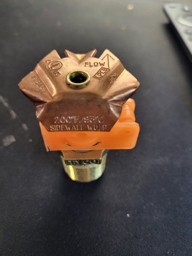 Tyco TY3451 Sprinkler Head ( 3/4” OD ) 200F 93C BRASS Sidewall WU/P NEW USA $19