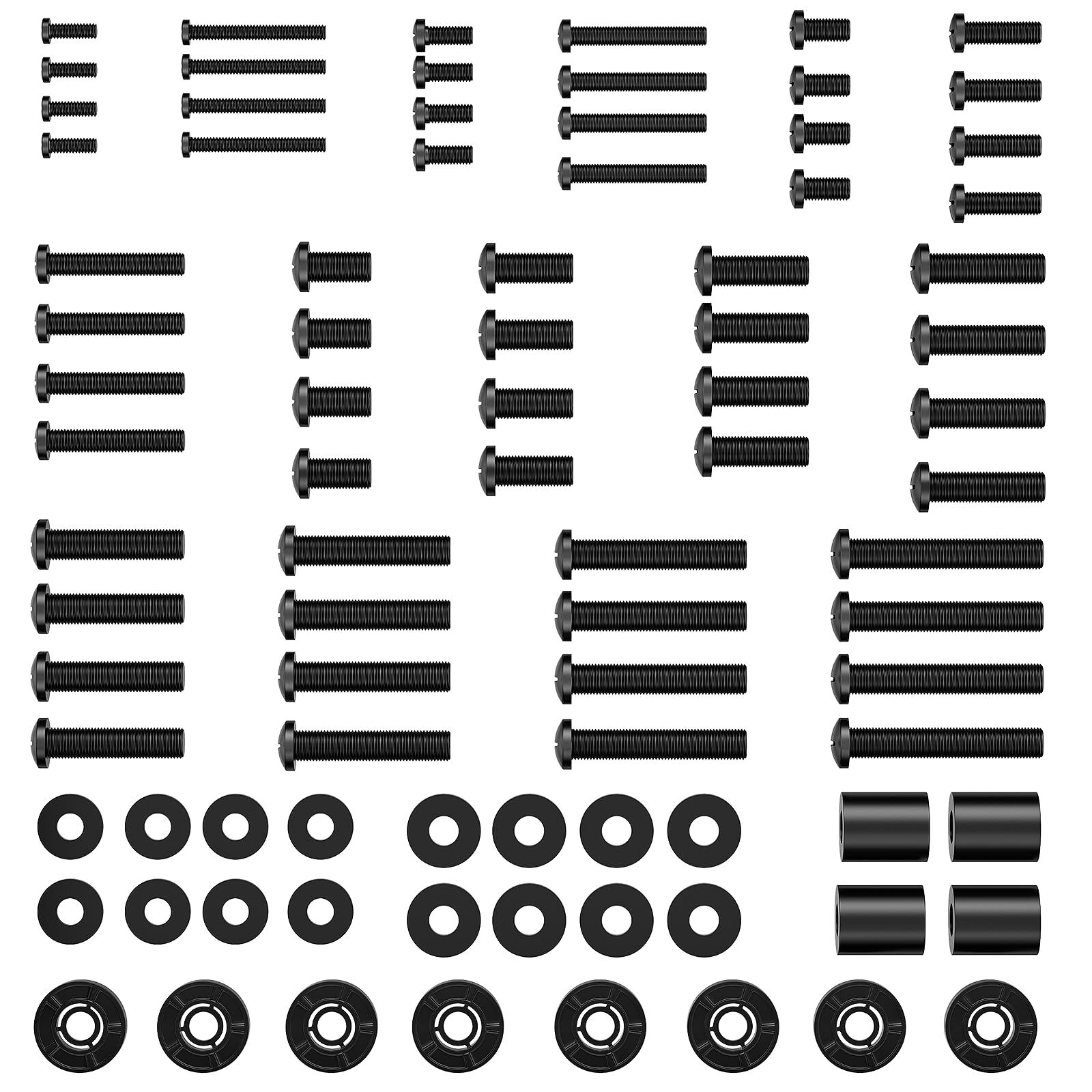 Universal TV Mount Screws Hardware Kit Works with Any TVs Up to 100 Inches-image