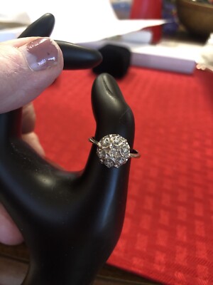 14k Gold Diamant Ring.  A Beauty