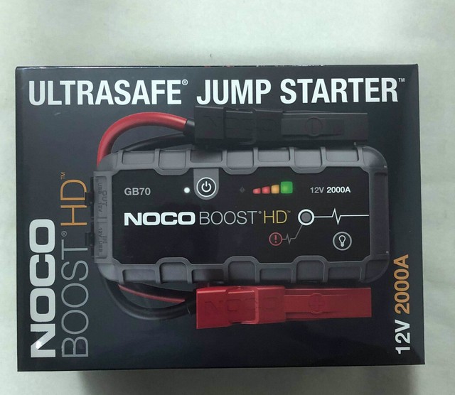 gb70 boost hd 2000a ultrasafe lithium jump starter