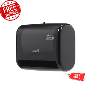 Automatic Paper Towel Dispenser Black Hand Sensor Bathroom