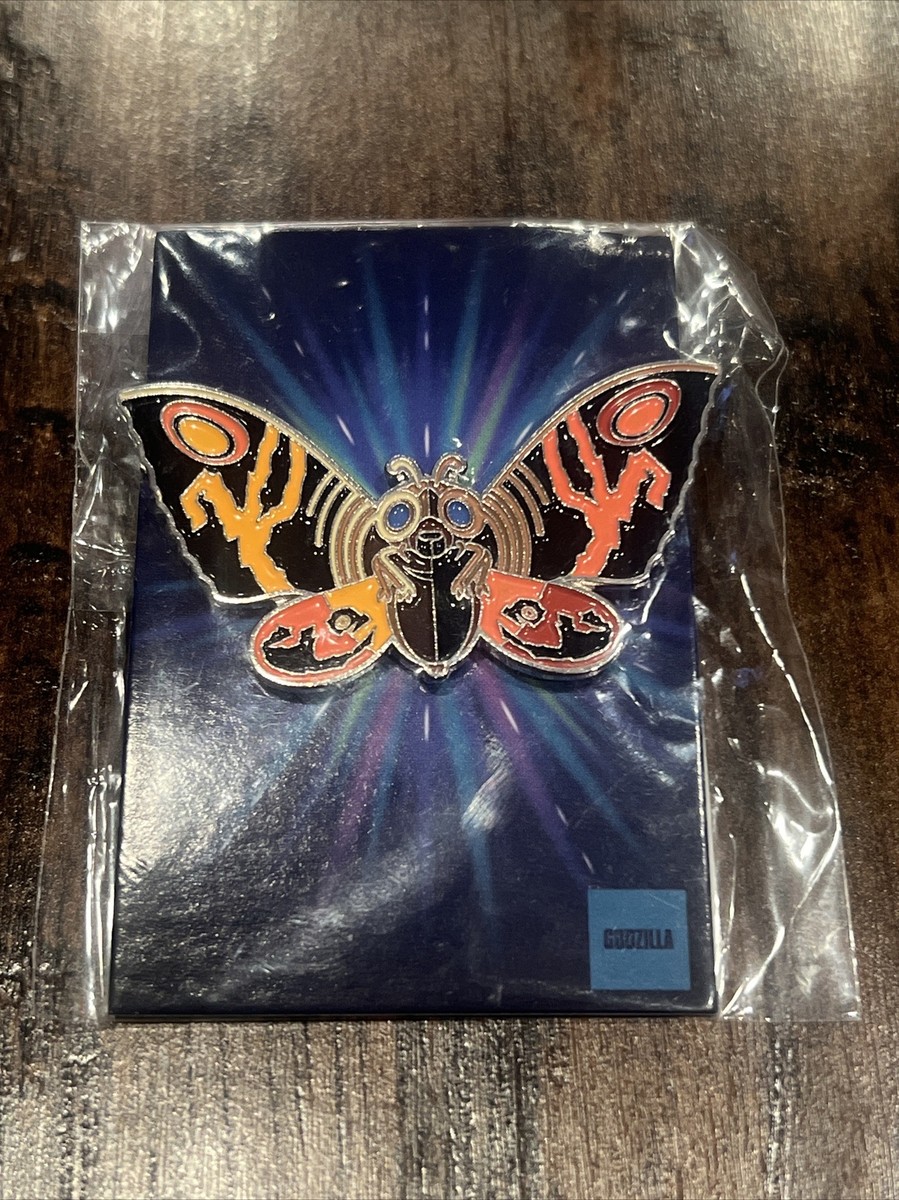 Mondo Tom Whalen Enamel Pin Mothra Godzilla Kaiju Japan Lapel New