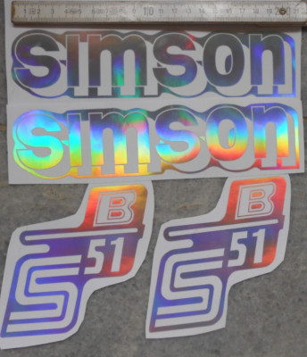 S51B,S51Enduro, S50B,VAPE POWER,Aufkleber,3D Hologrammoptik,Oldtimer,Simson