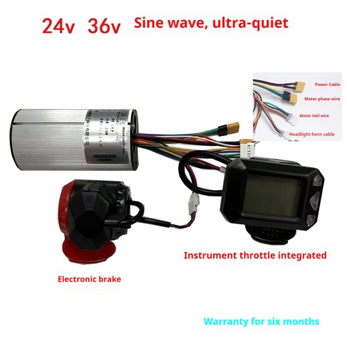Electric Scooter Controller 24V36V DC Brushless Sine Wave Drive System - Picture 8 of 13