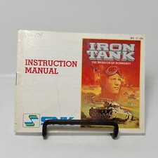 Iron Tank Authentic Original NES Nintendo Manual Only Written on