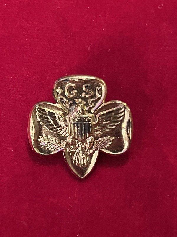  Vintage Girl Scout Eagle Pin