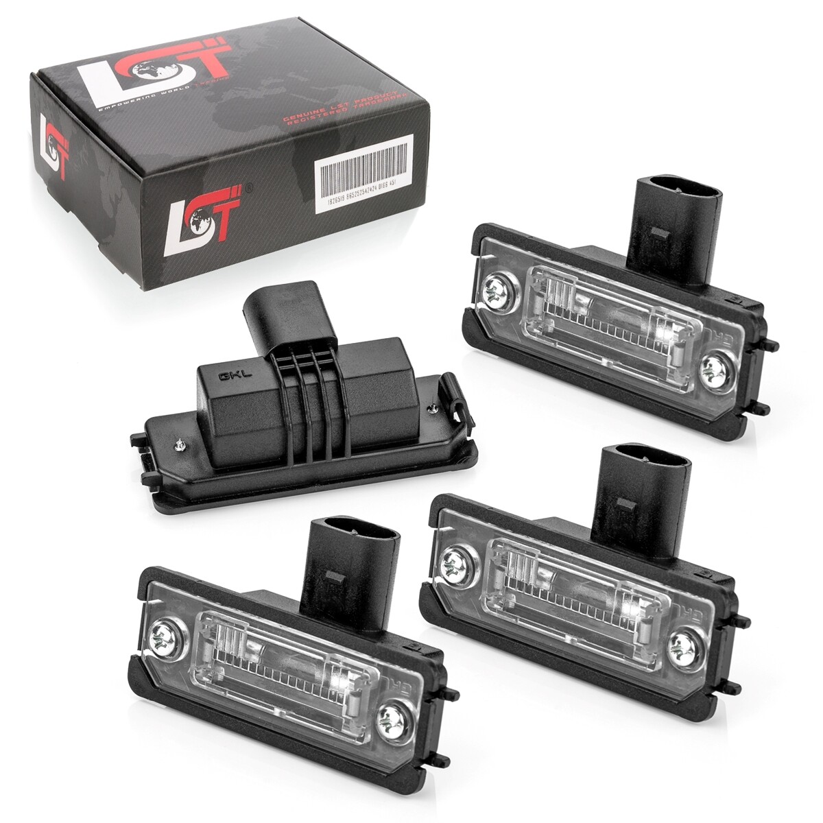 4X License Plate Bulb Lighting For VW Phaeton 3D 2002-2012