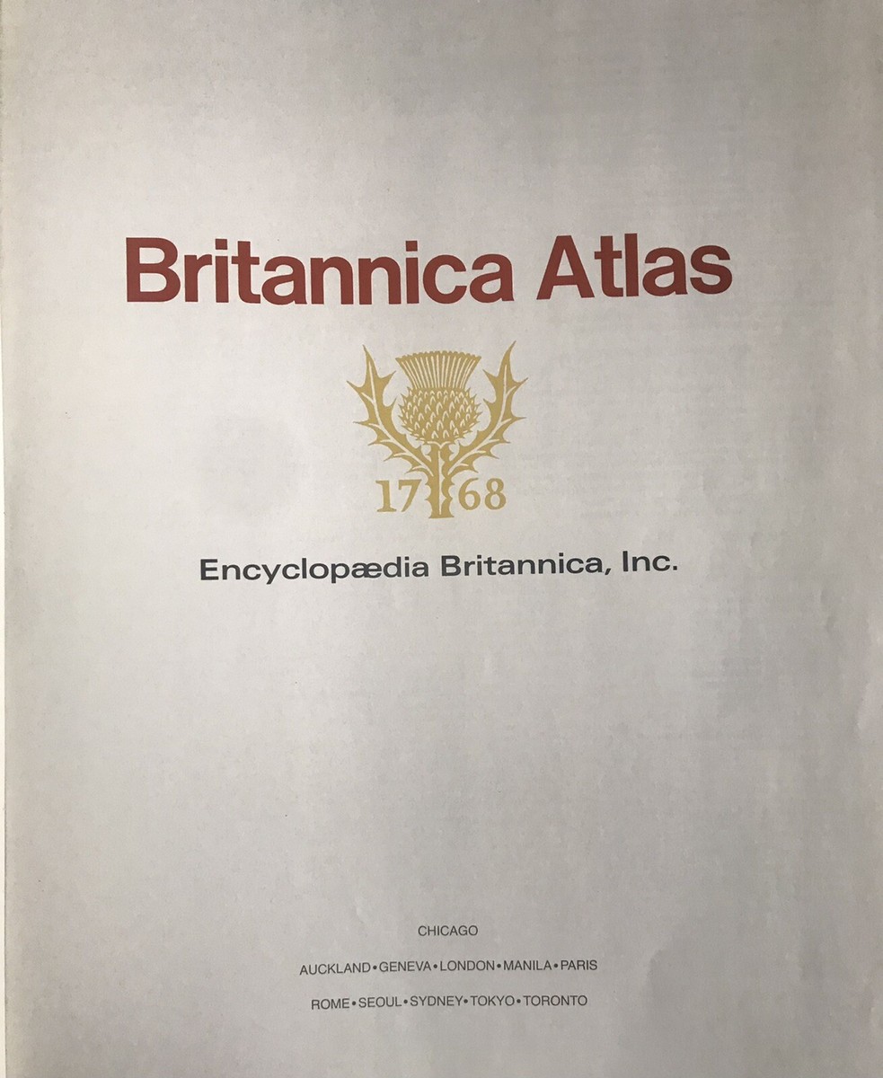 BRITANNICA ATLAS ~ 1768 | eBay UK