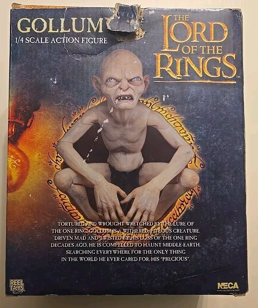 Lord of The Rings 1 4 Scale Smeagol Figure NECA 304884 for Lord of The Rings 1 4 Scale Smeagol Figure NECA 304884 for