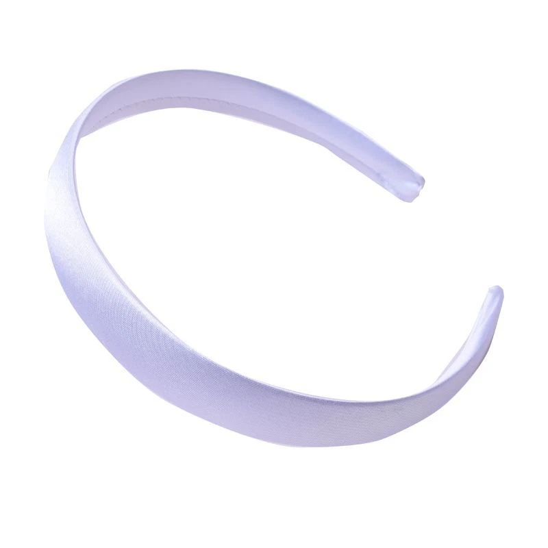 Cinta Diademas Color Sólido-2CM Ancho Satinado Cubierto Resina Diademas 20 Colores 5 PIEZAS Foto 3 de 4