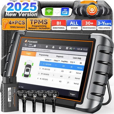All System Bluetooth Bidirectional OBD2 Scanner TPMS Programmer Diagnostic Tool