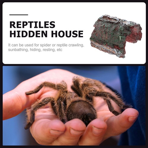 2 Pcs Climbing Pet Hiding Decoration Turtle Habitat Tree acheter Bark Adornment