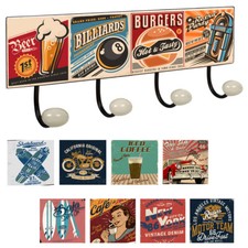 Retro Haken Garderobenleiste robuste Wandhaken Bad, Flur, Küchen Garderobenhaken