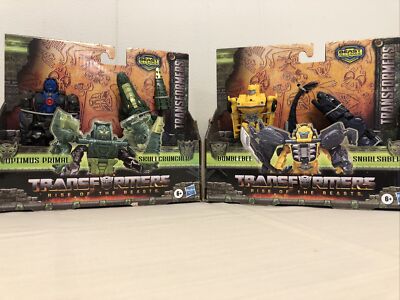 Hasbro Transformers Beasts Alliance  Optimus Primal Skull Crusher & Bumblebee  