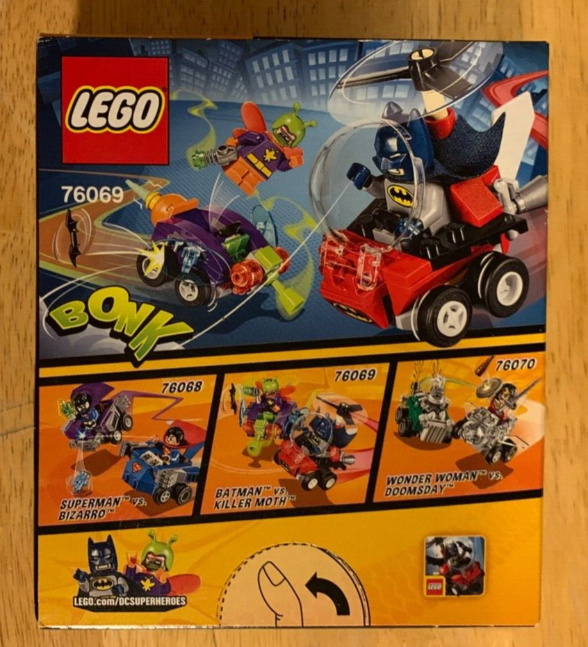2 LEGO Super Heroes Sets 76091, 76069, Marvel Thor v. Loki, DC
