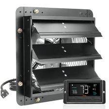 VEVOR Shutter Exhaust Fan Shop Exhaust Fan 12'' Remote Control Wall-mount Attic