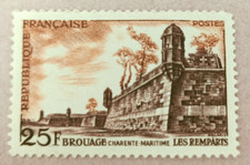 3G-Timbre France YT   1042 neuf ** année 1955 "Brouage"