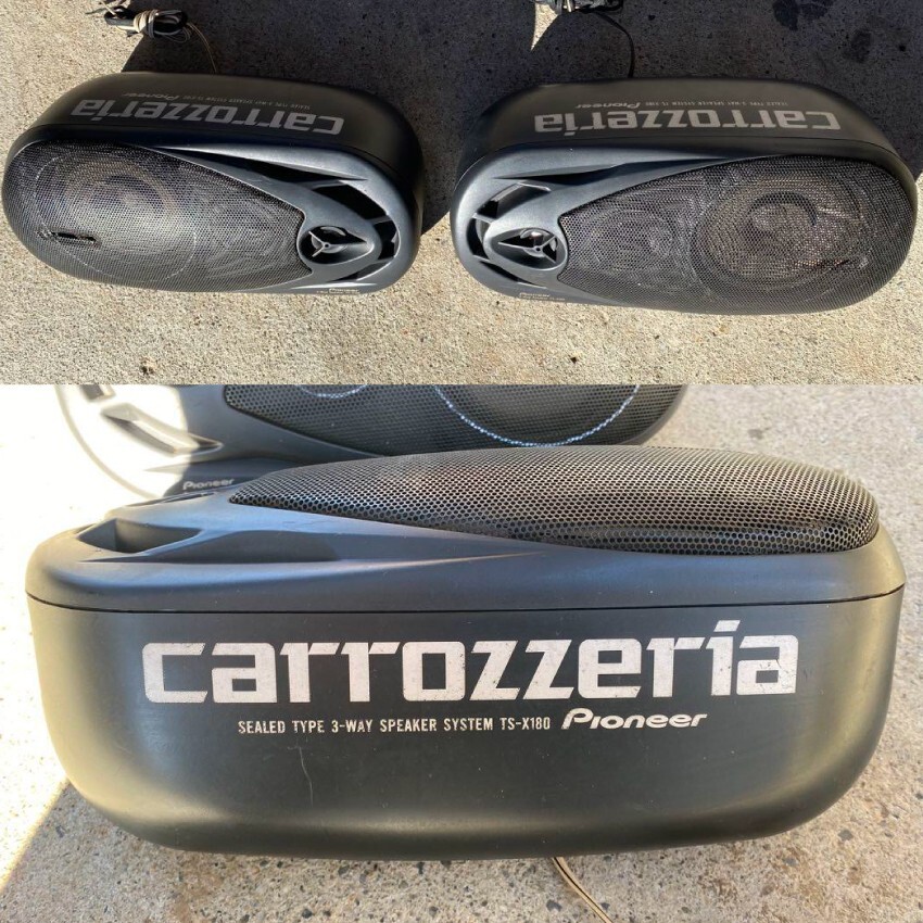 カーオーディオ pioneer carrozzeria TS-X180 Amazon.co.jp: Carrozzeria (Pioneer) TS-X180 3-Way Box