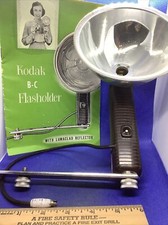 Vintage Kodak B-C Flashholder with Instructions and Bracket  Cover