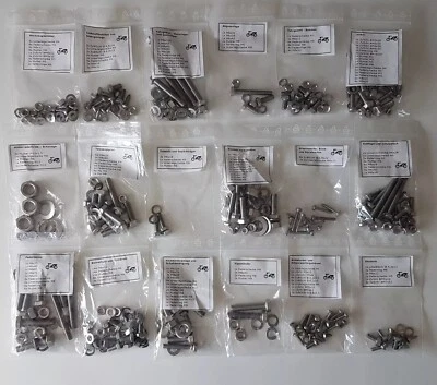 ZWEITAKTPIONIERE Simson SR50 SR80 EDELSTAHL Schraubenset für Roller Schraubensatz V2A