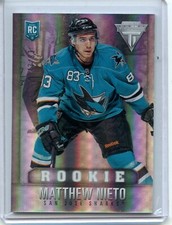 2013-14 Panini Titanium #244 Matt Nieto 43/83 RC