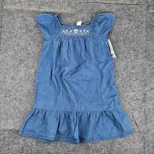 Carter's Toddler Embroidered Chambray Dress 5T