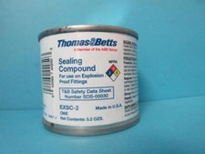 NEW THOMAS & BETTS SEALING COMPOUND FOR EXPLOTION PROOF FITTINGS EXSC-2 3.2 OZ