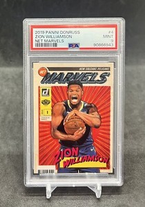 PSA9 2021 ドンラス NET MARVELS セット カリー ザイオン 2024-25 Panini Donruss - Net Marvels Stephen Curry #9 Holo