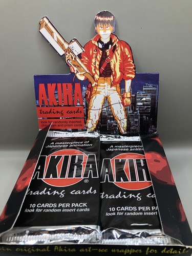 1994 Akira cartes à collectionner (1) pack non ouvert manga anime/artiste Katsuhiro Otomo - Photo 1/7