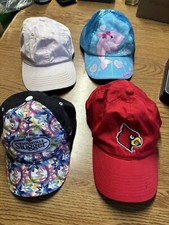 4 Girl  s Adjustable Hats Varied Styles