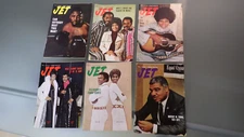 6 Vtg 1971 JET Magazine LOT Black History Civil Rights Politics Negro Era Soul