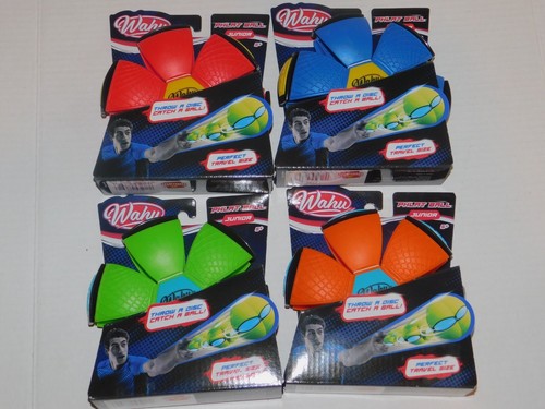 Phlat Ball Jr Junior AZUL Tira un Disco ~ Atrapa una Bola - Imagen 5 de 6