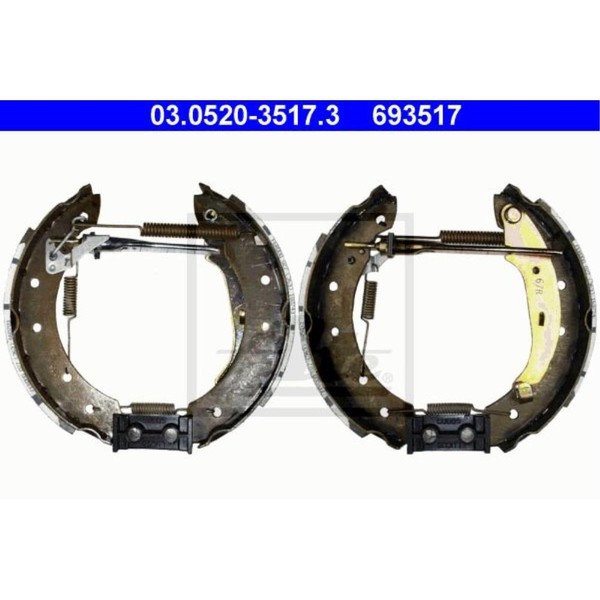 ATE Bremsbackensatz Bremsbacken Hinten FüR Renault Clio II Bb_ Cb_ Dacia-image