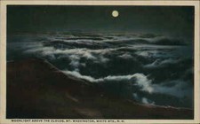 Postcard: MOONLIGHT ABOVE THE CLOUDS, MT. WAS...
