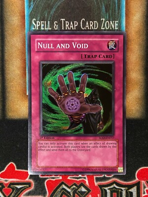 Yugioh Null And Void SOD-EN057 Super Rare 1st Ed NM | eBay