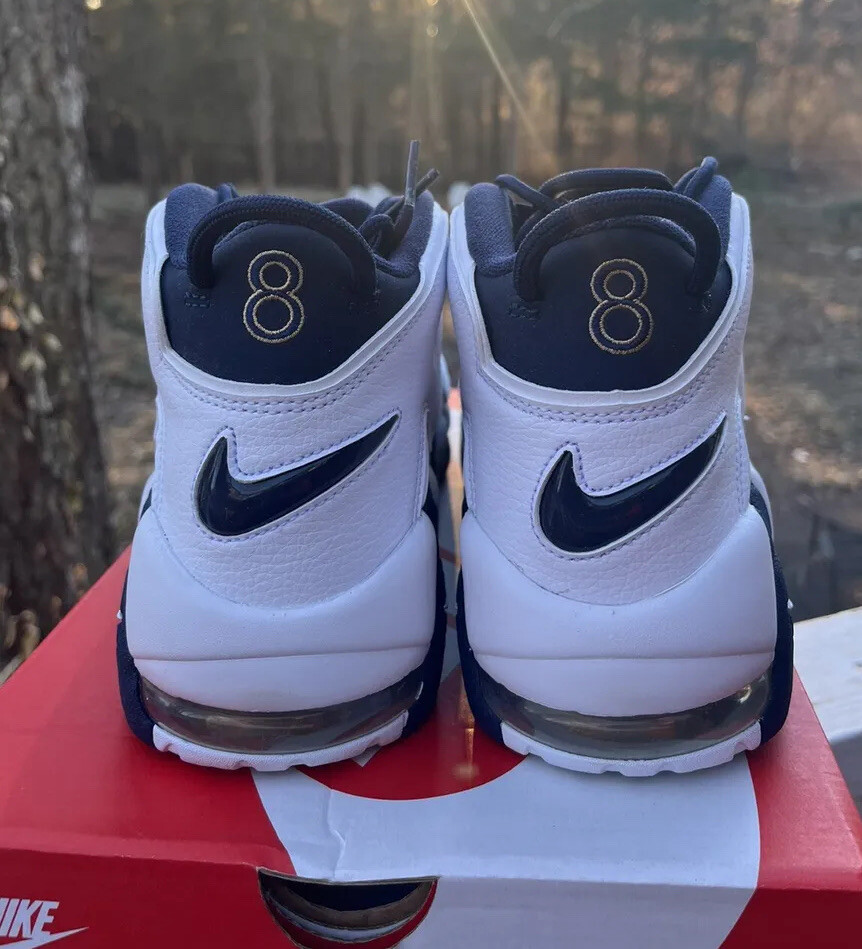 Nike Air More Uptempo 96 Olympic DS Size 11.5 Navy Blue Red White