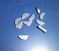 10 Stück Scheibenfeder Halbmond 2x3,7 passen...
