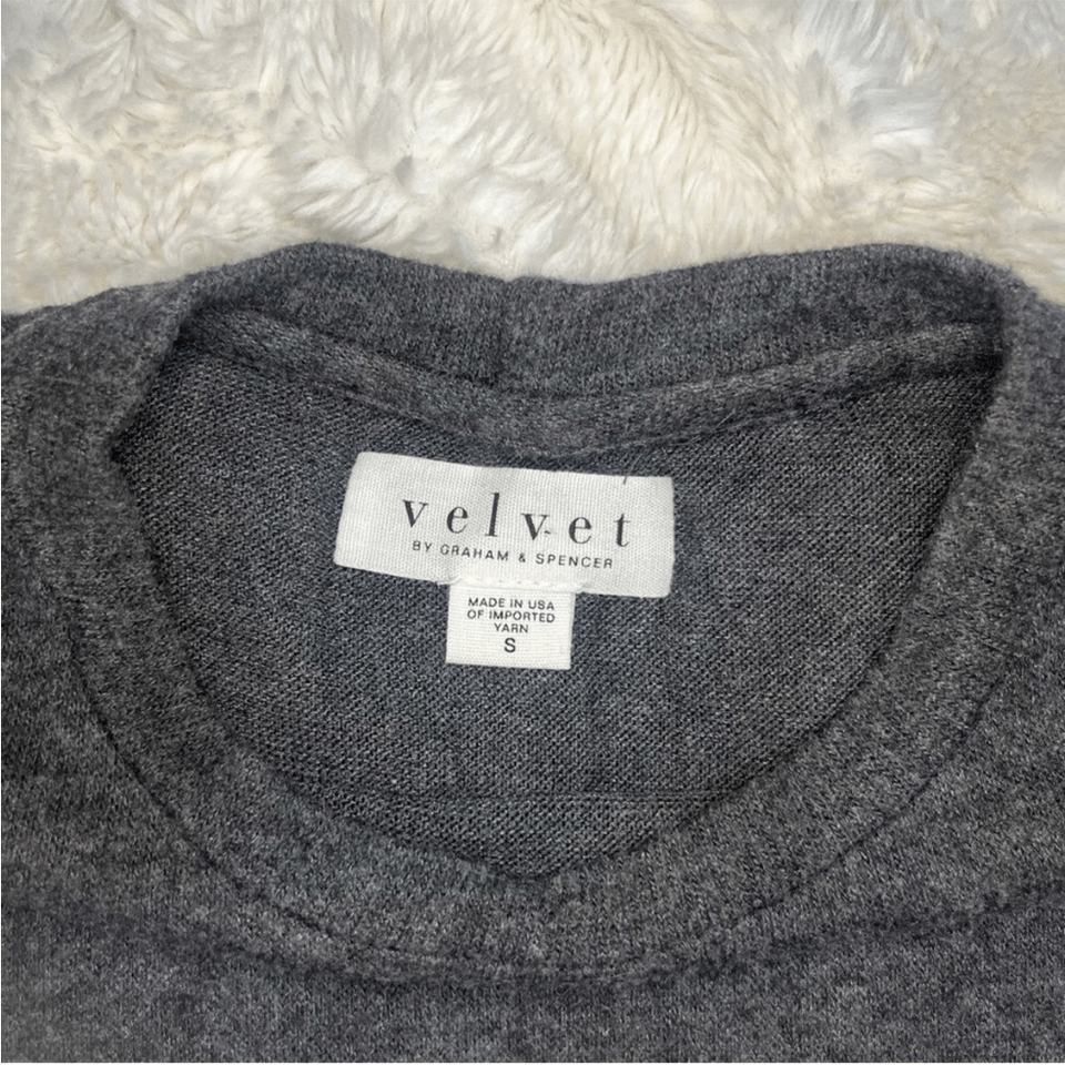 Velvet by Graham & Spencer Grey Tiered Midi Sweater Dress eBay