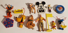 DISNEY ASSORTED TOY LOT MICKEY MOUSE DONALD DUCK GOOFY OLIVER BAMBI PLUTO 13 PCS
