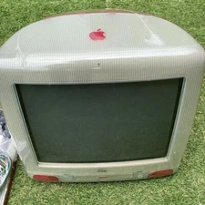 First Generation iMac Apple Red CRT Desk Top Rare No Tested From Japan