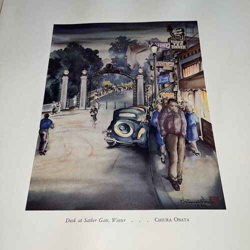Chiura Obata - Collection 5 Color Reproductions On Silk Japanese American 1939 - Picture 8 of 24