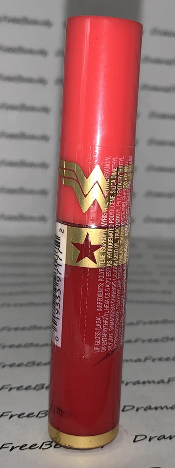 Walgreens Limited Edition DC Comics WW Lip Gloss *WONDER WOMAN* Red New & Sealed - Image 3 of 4