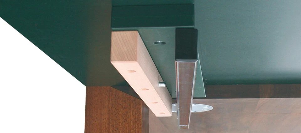 Häfele Schwenkträger für Tischplatte Tischerweiterung 400-600 mm Platte 80 kg - Bild 3 von 4