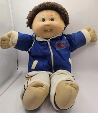 1985 Cabbage Patch Kid Doll Head Mold 12 One Tooth Brown Hair Brown Eyes 71R5098